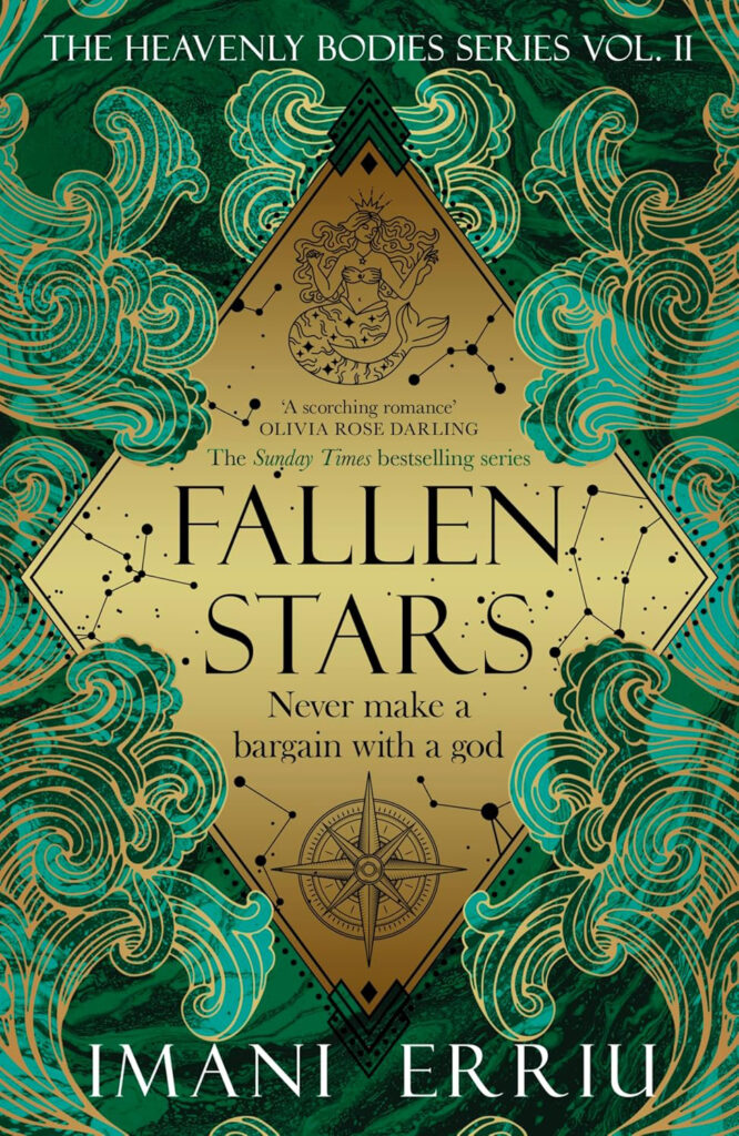 heavenly bodies series review; spoiler free review; romantasy series you need to read; imani erriu series; fallen stars review;