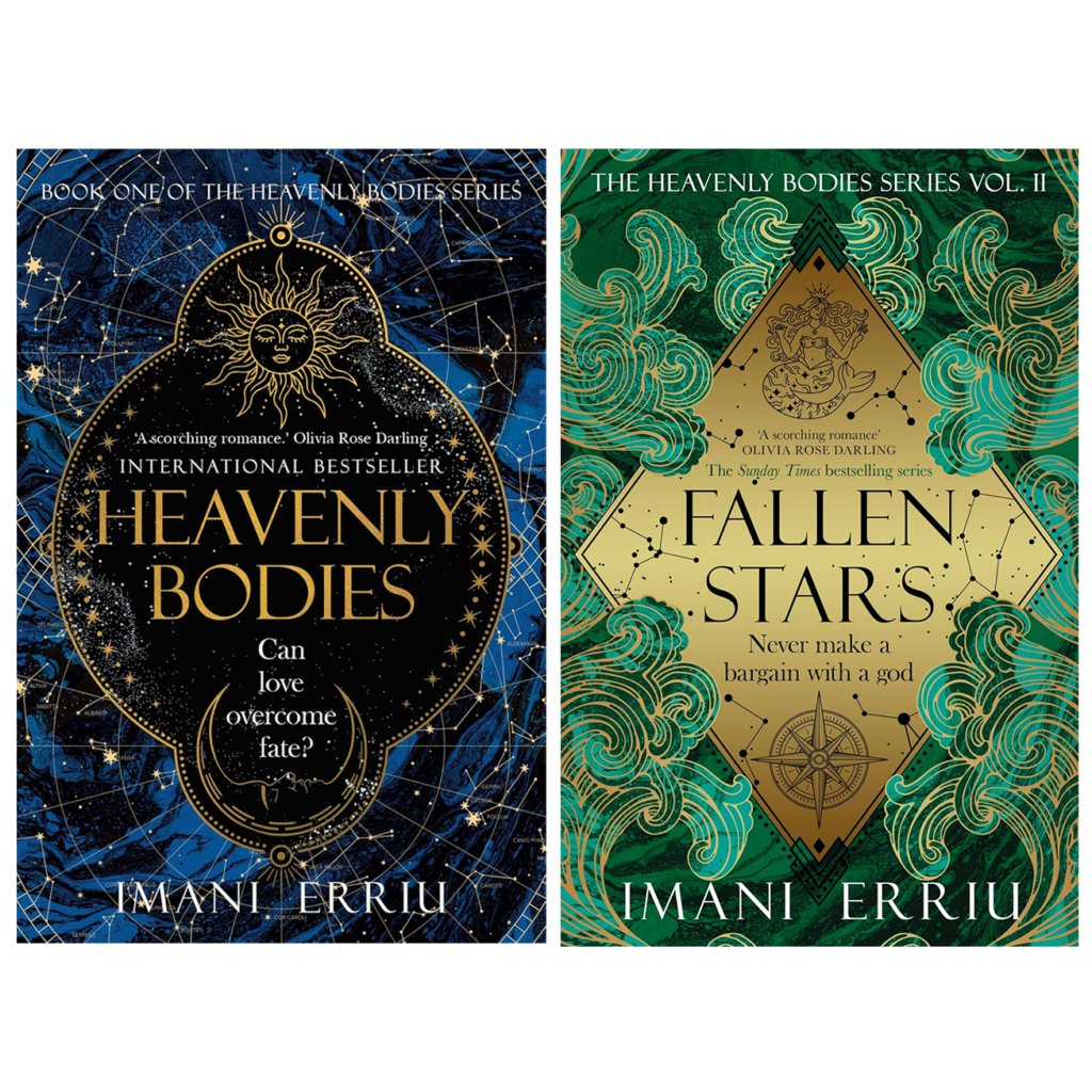 heavenly bodies fallen stars spoiler free review; romantasy reading tips; imani erriu