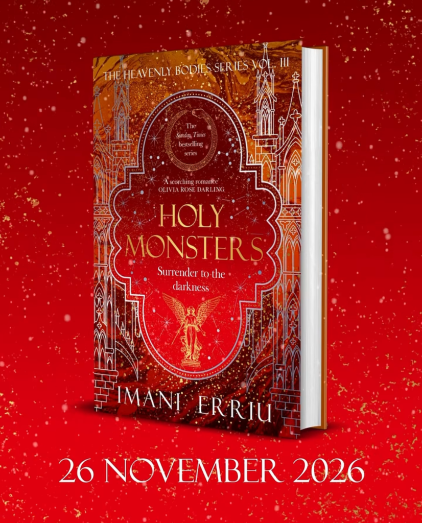 imani erriu holy monsters; heavenly bodeis third book;